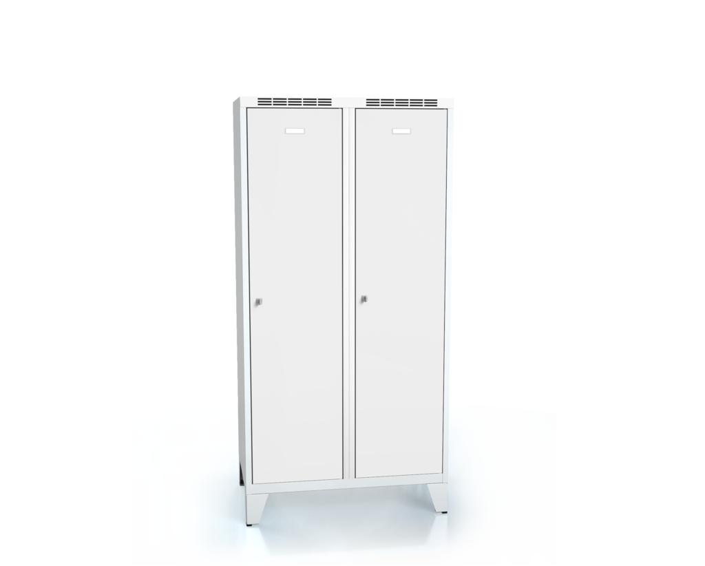 Cloakroom locker reduced height ALSIN with feet 1620 x 800 x 500